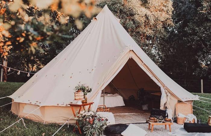 Unterkünfte für Familien: Tipi Camp