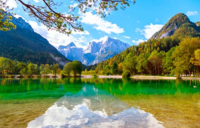 schönste Seen Europas: Jasna Slowenien