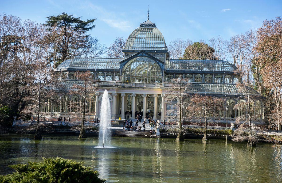 Palácio de Cristal no Parque do Retiro