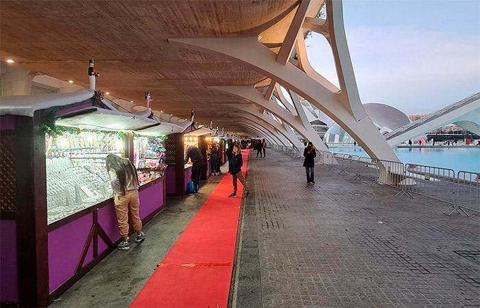 Weihnachtsmarkt der Stadt der Künste und Wissenschaften