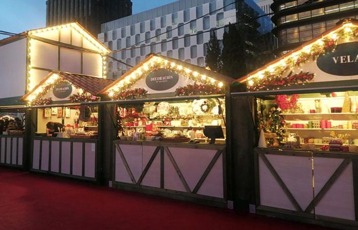 Weihnachtsmarkt von El Corte Inglés Castellana