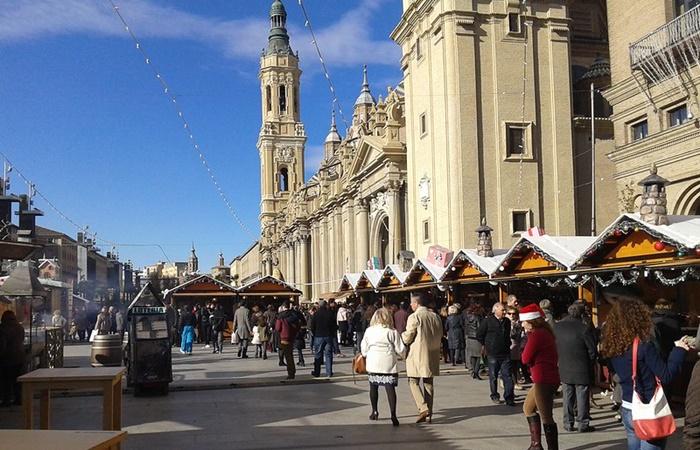 Weihnachtsmarkt in Zaragoza