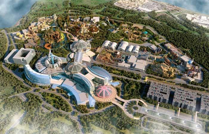 Luftaufnahme des Projekts The London Resort, London | Quelle: The London Resort