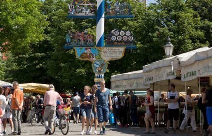 Viktualienmarkt München mit Kindern