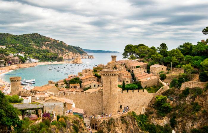 Tossa de Mar destinos espanhóis mais buscados no google