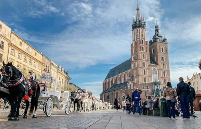 Polen mit Kindern