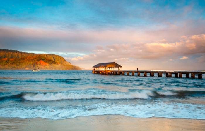 Bucht von Hanalei, Kauai, Hawaii