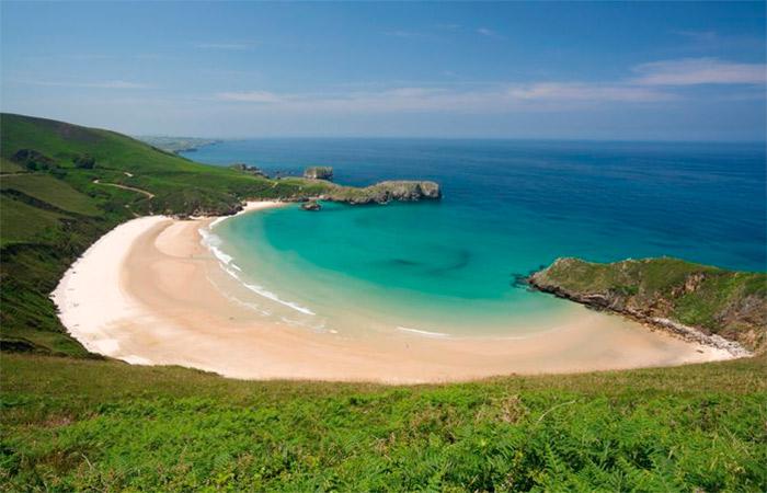 Strand von Torimbia, Asturien
