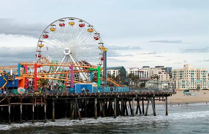 California con bambini, Santa Mónica