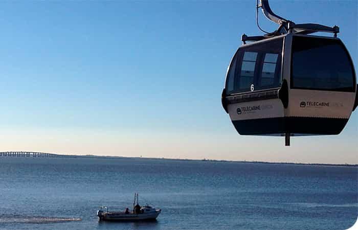 Lissabon mit Kindern, Seilbahn im Parque das Nações