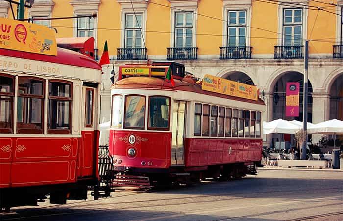 Lissabon mit Kindern, Fahrt mit der Straßenbahn
