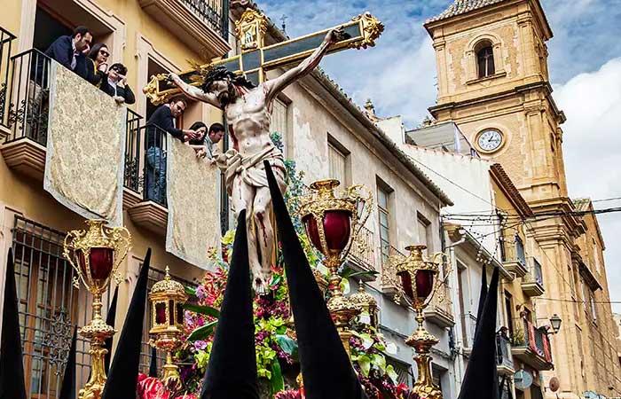 Jumilla Spanien Christus Kreuz Karwoche