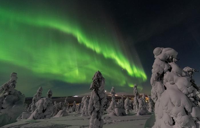 Aurora borealis. Kuriositäten über Finnland
