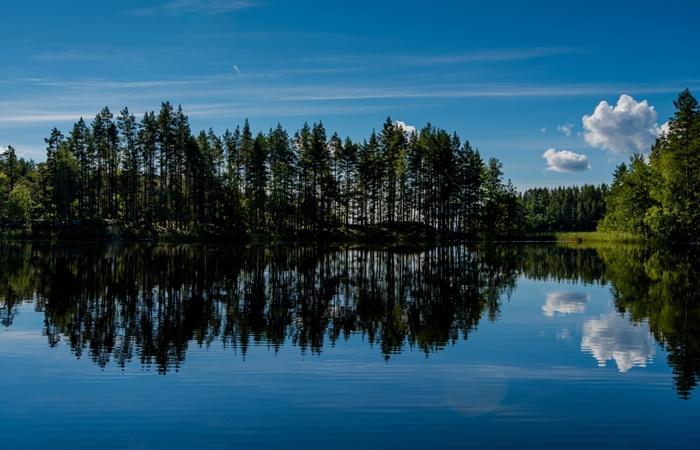 Saimaa-See. Kuriositäten über Finnland