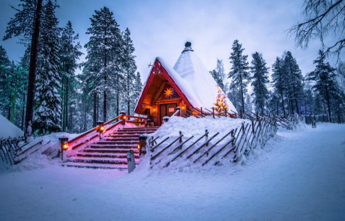 Weihnachtsziele in Europa Finnland