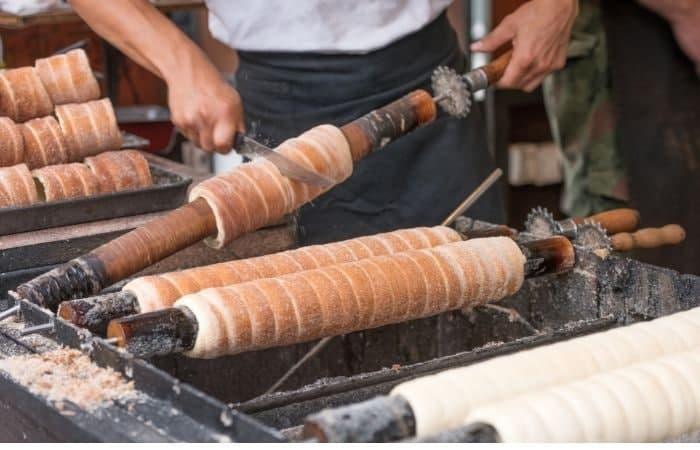 Trdelník, typisches Dessert der Tschechischen Republik