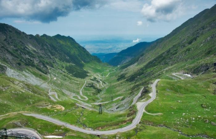 strada Transfagarasan, in Romania