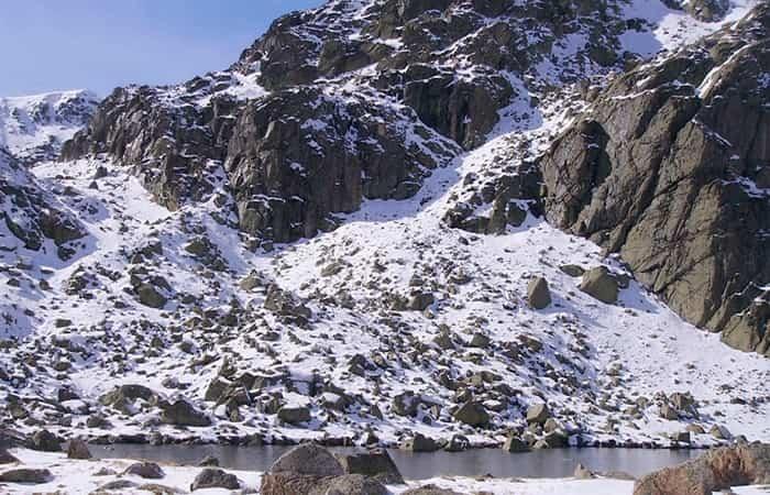 Pico des Peñalara und seine Lagune, in Guadarrama