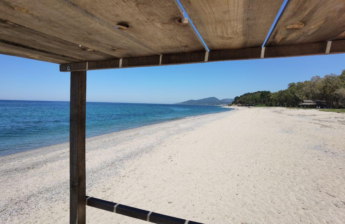 Strand von Monolithi, Preveza, in Griechenland