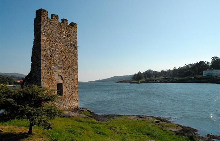 Río Ulla a seu passo por Catoira, em Pontevedra