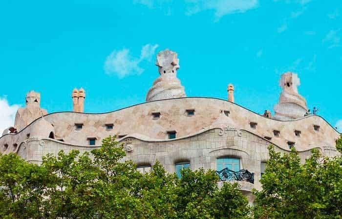 Casa Milà-La Pedrera in Barcelona