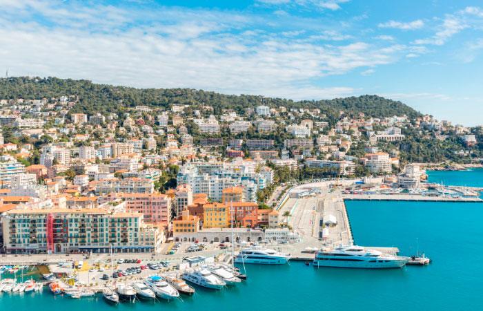 Nice, França destinos a menos de duas horas de avião de Madri