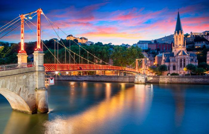 destinos franceses a duas horas de avião de Madri: Lyon