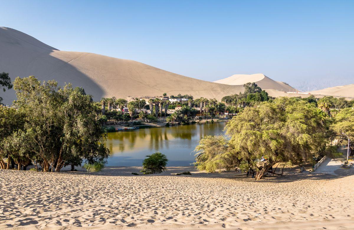 Lagune von Huacachina, Peru
