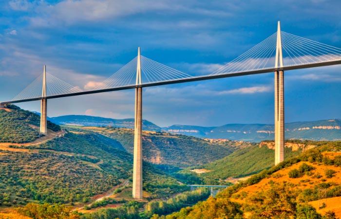 Viadukt von Millau Frankreich Brücken Europa