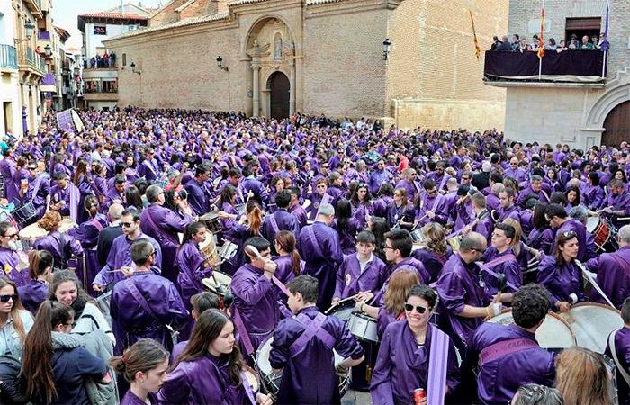processioni più importanti di Spagna: La Rompida della Fattura, a Calanda, Aragona
