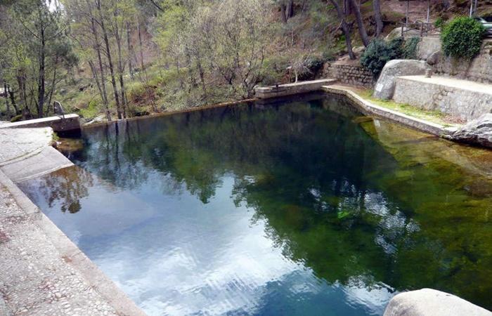 Naturschutzgebiet. Wasserstelle von Nieta, Piedralaves