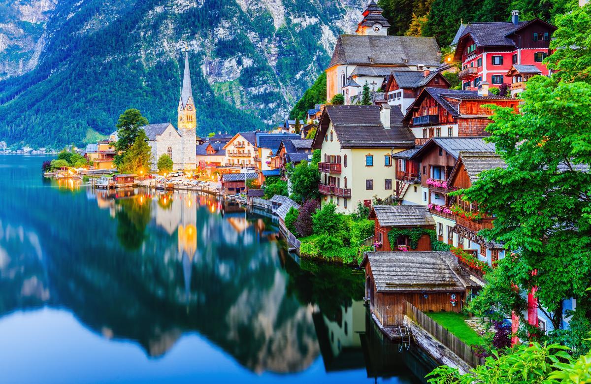 Hallstatt Österreich die schönsten Dörfer Europas
