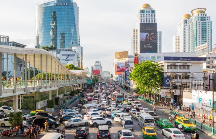 Traffico a Bangkok