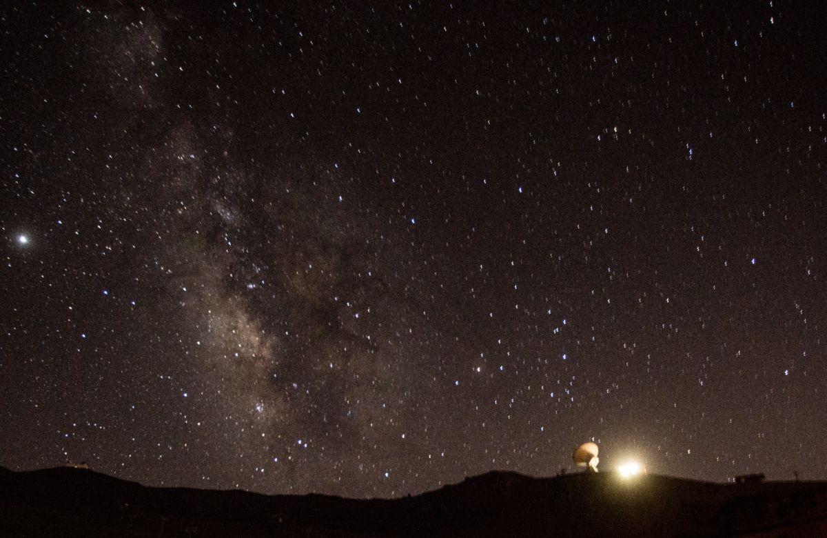 cielo notturno in Sierra Nevada
