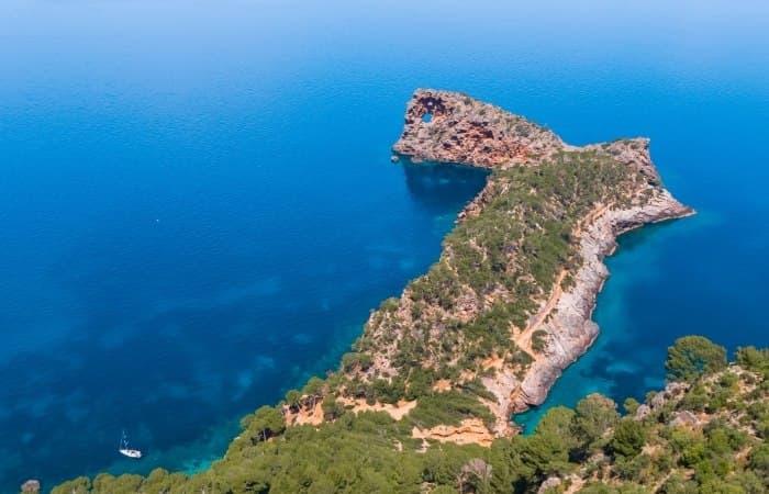 spektakuläre Aussichtspunkte in Spanien, Mirador Sa Foradada