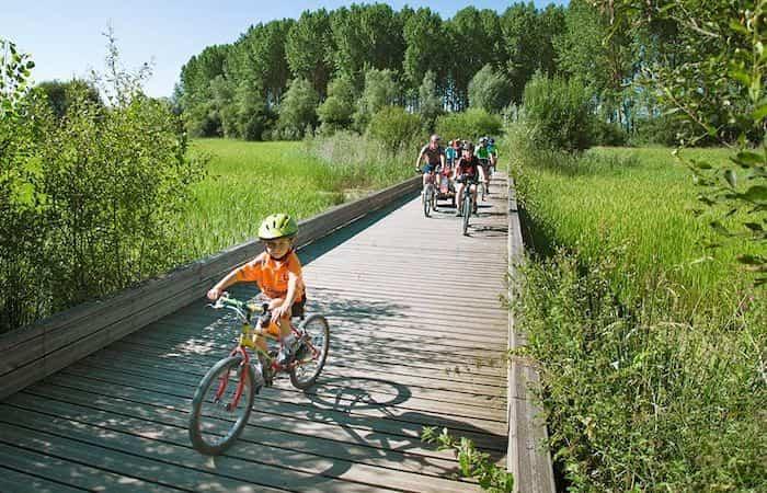 Familienwanderungen in der Natur: Humedales de Salburua
