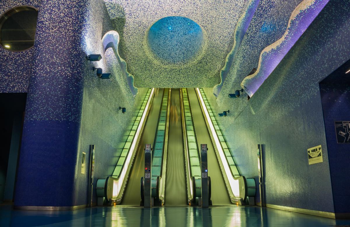 U-Bahn Neapel Station Toledo