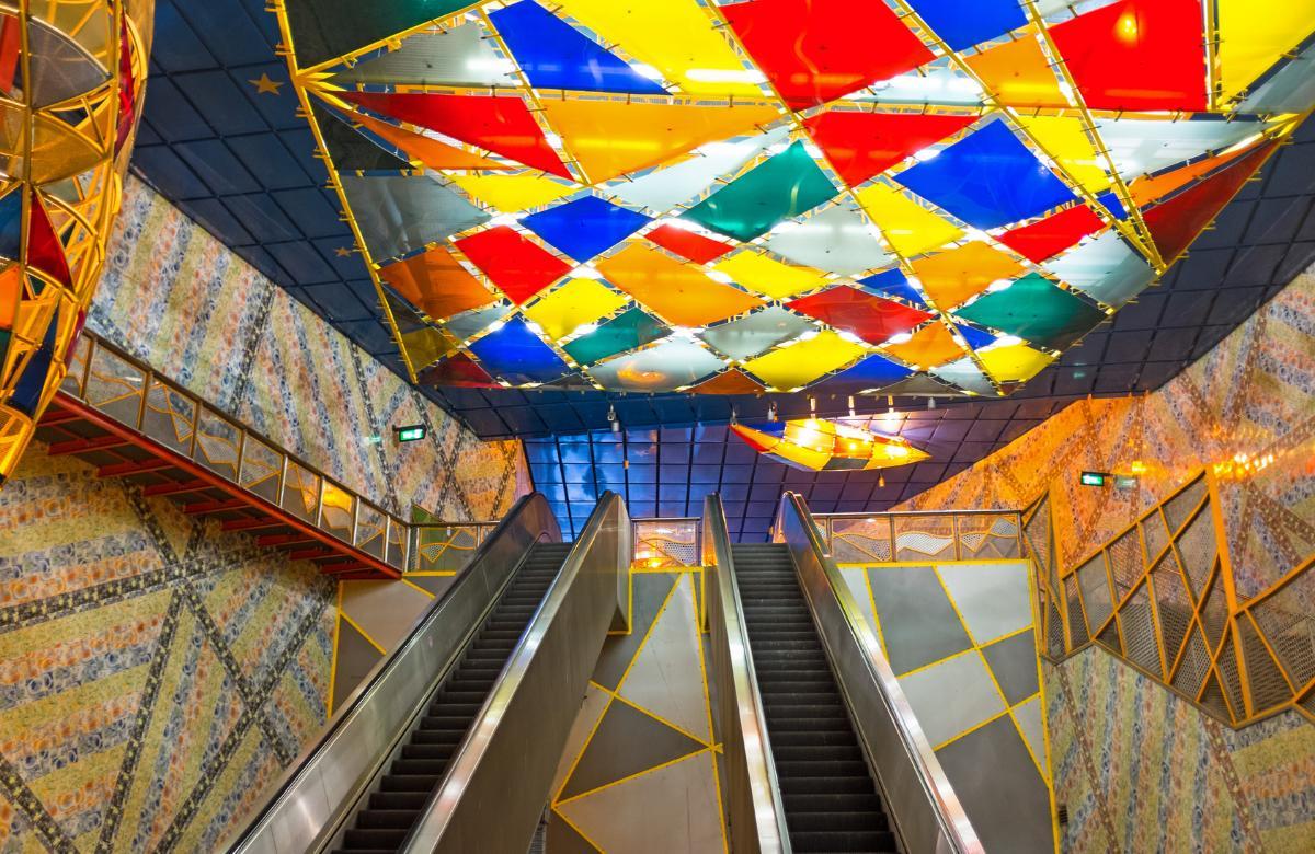 U-Bahn Lissabon Station Olaias