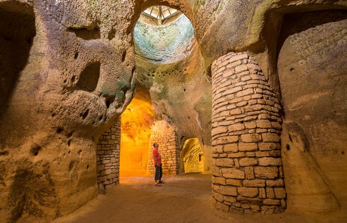 Tourismus im Loire-Atlantique: Troglodyten-Dorf Rochemenier