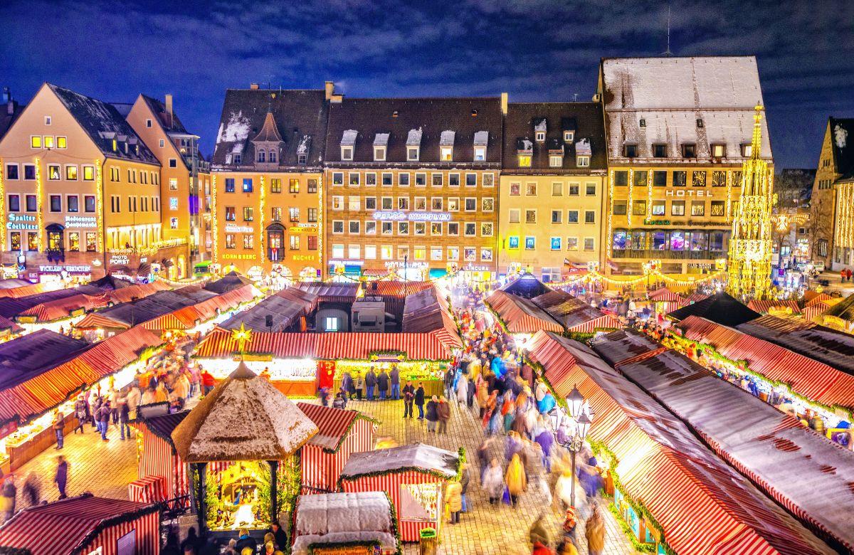 Weihnachtsmärkte: Christkindlesmarkt in Nürnberg, Deutschland