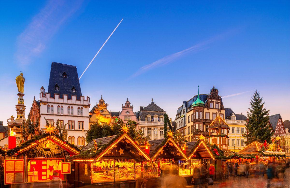 Weihnachtsmarkt in Trier, Deutschland