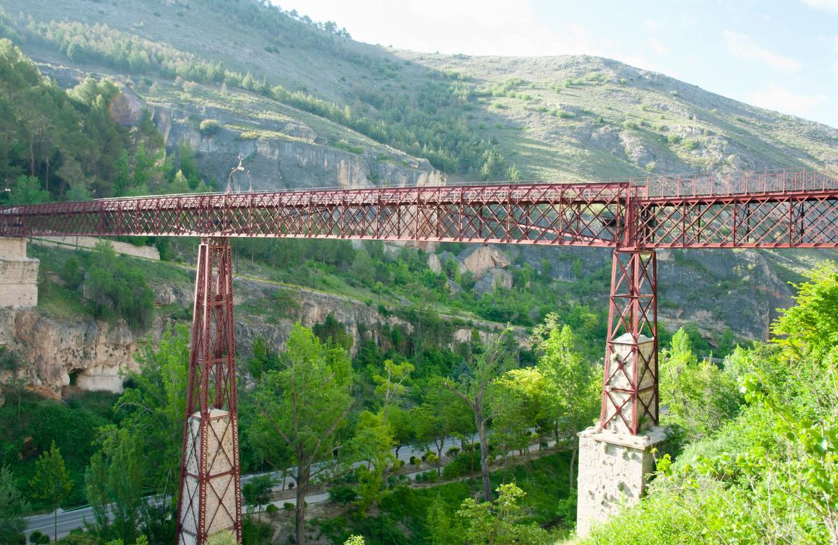 San Pablo Brücke (Cuenca) emblematische Brücke Spaniens