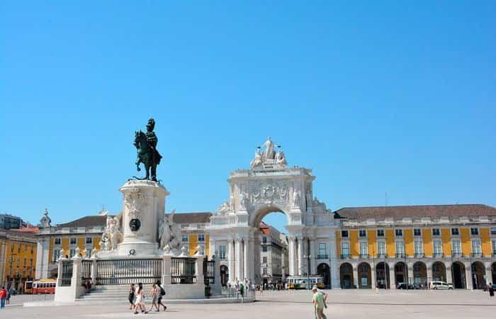 Praça do Comércio in Lissabon
