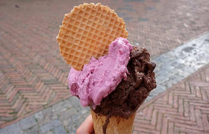 Verona mit Kindern, Eis und Kekse
