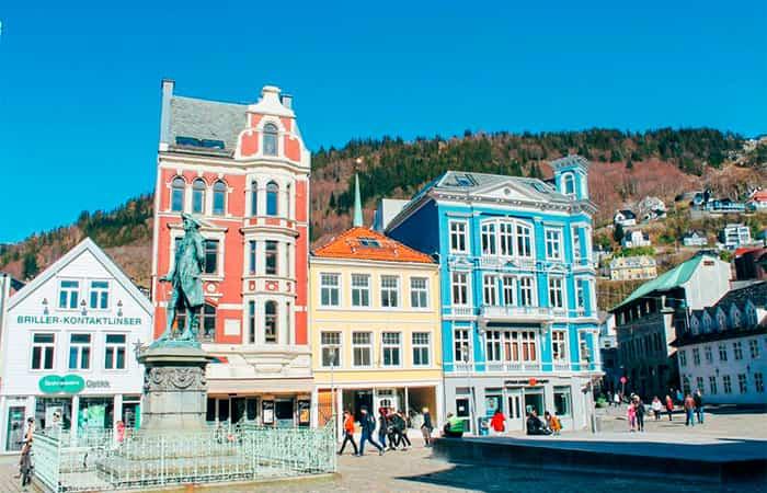 Bergen mit Kindern, Viertel Bryggen