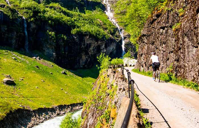 Bergen mit Kindern, Fahrradtour