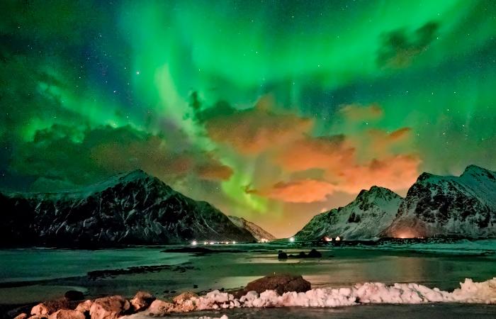 Lofoten aurora boreal