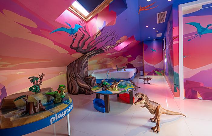 Dinosaurierzimmer des Spielzeughotels