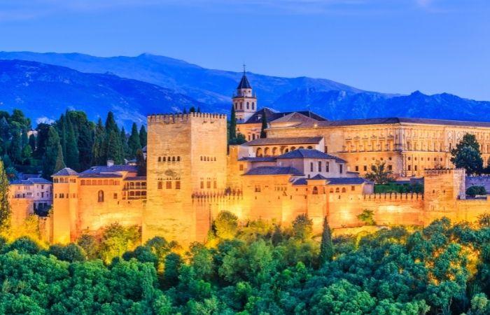 Luftaufnahme der Alhambra von Granada meistgesucht von Spaniern