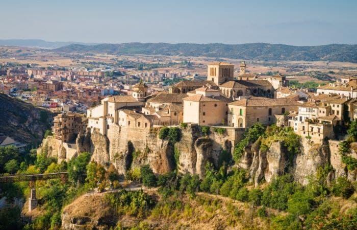 Blick auf die historische Altstadt von Cuenca